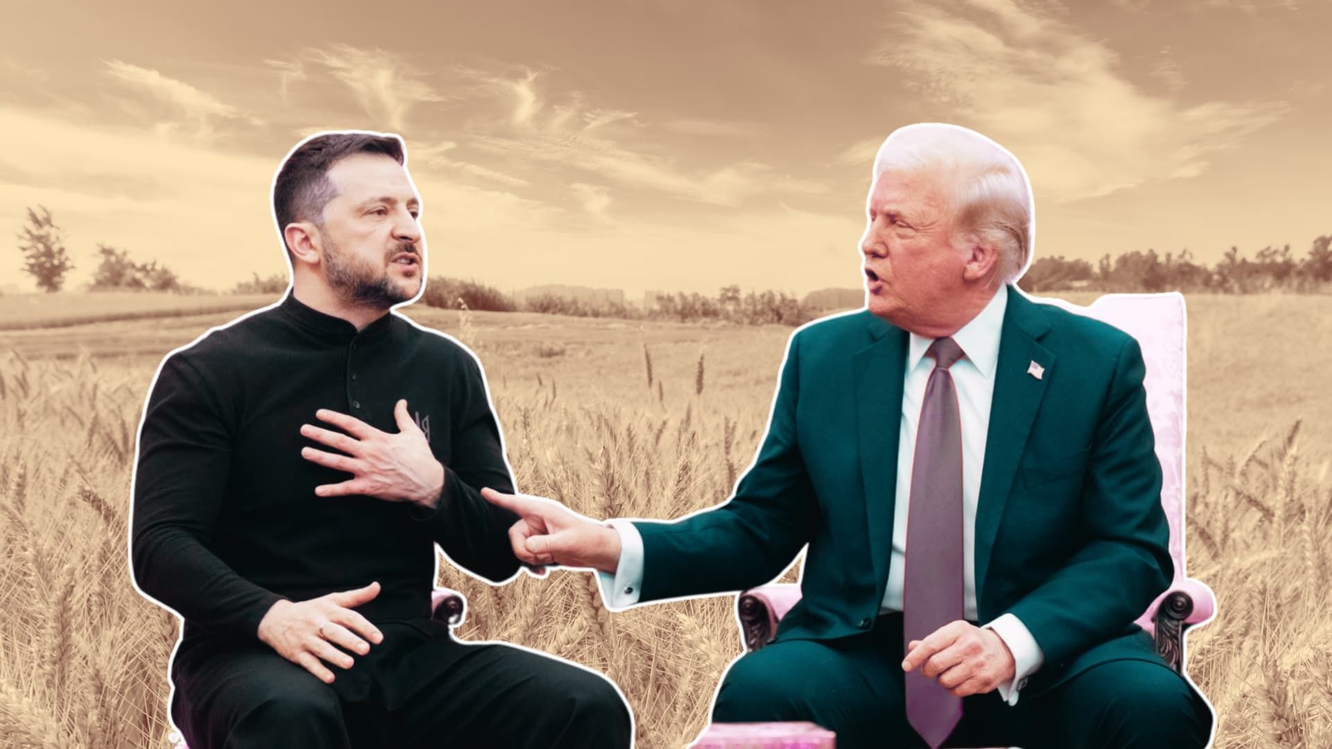 Zelensky y Trump