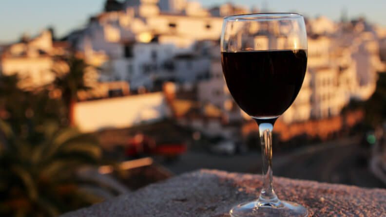 Copa de vino.