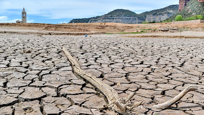 Embalse de Sau en Cataluña