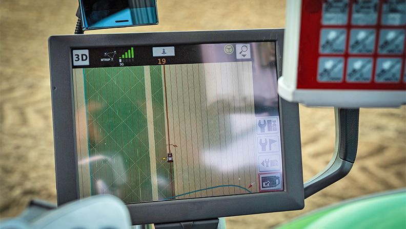 GPS en tractor