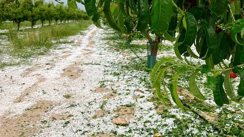 Granizo en Murcia