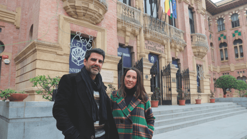 Javier Estévez y Amanda García