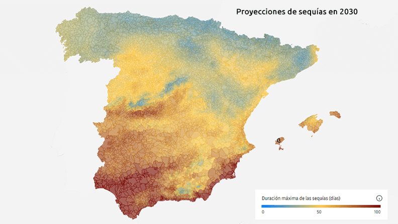Informe sobre la proyección de sequías para 2030 de COAG