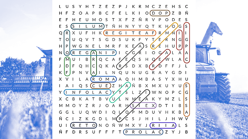 Sopa de letras de la PAC