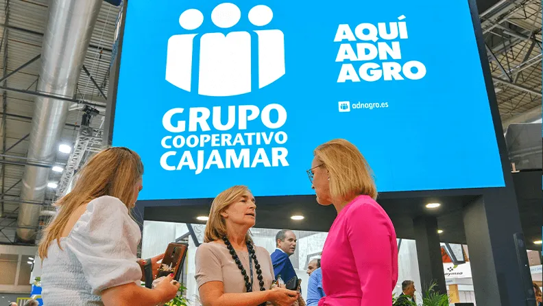El estand de Grupo Cajamar fue el escenario de una intensa actividad durante toda la Feria