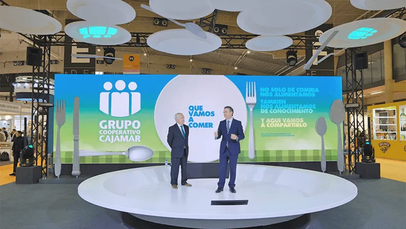 Presentación del informe  ‘Comportamiento de las exportaciones agroalimentarias en 2023’ en Alimentaria 2024.