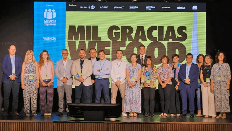 Foto de familia en Cajamar WeFood 2023