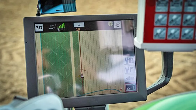 GPS en tractor