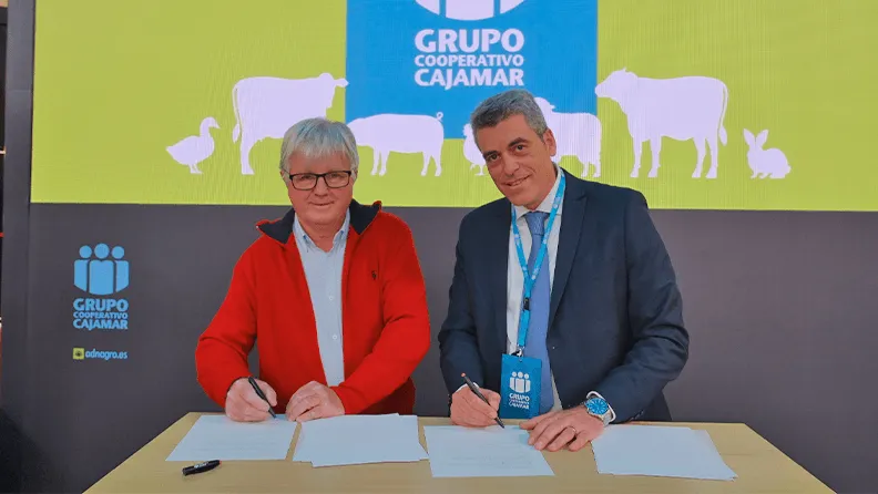 Convenio de colaboración con el presidente de la de Comunidad de Regante Montesnegros, Carlos Villuendas